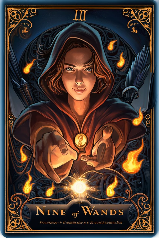 Nine of Wands Tarot Card Meaning