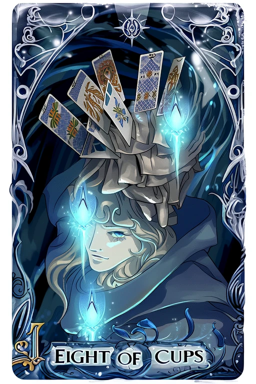 Eight of Cups Tarot Card Meaning