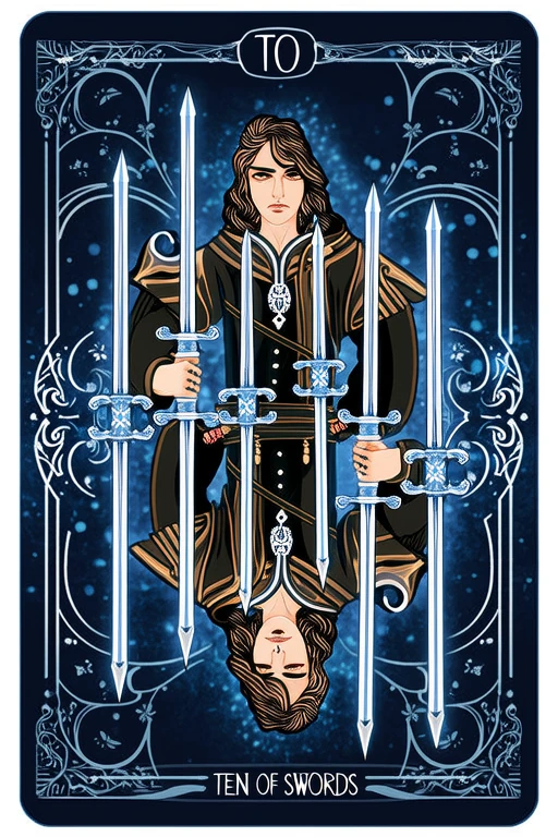 Ten of Swords Tarot Card Meaning